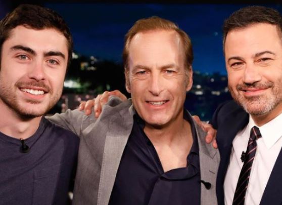 Naomi Yomtov son Nathan accompanied his father Bob Odenkirk on Jimmy Kimmel Show